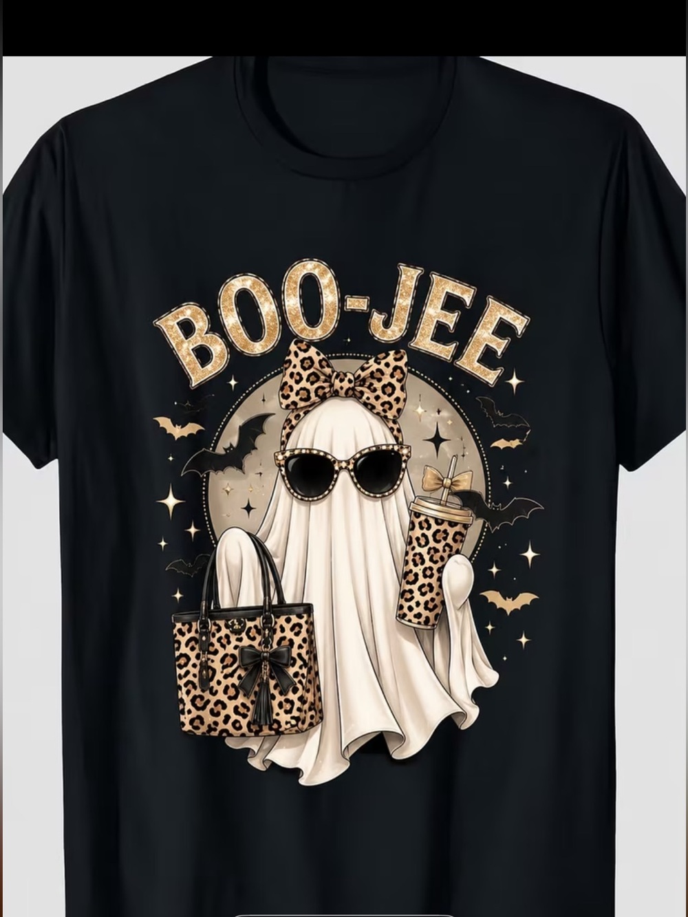 Halloween “Boo-Jee" Ghost Graphic Tee New